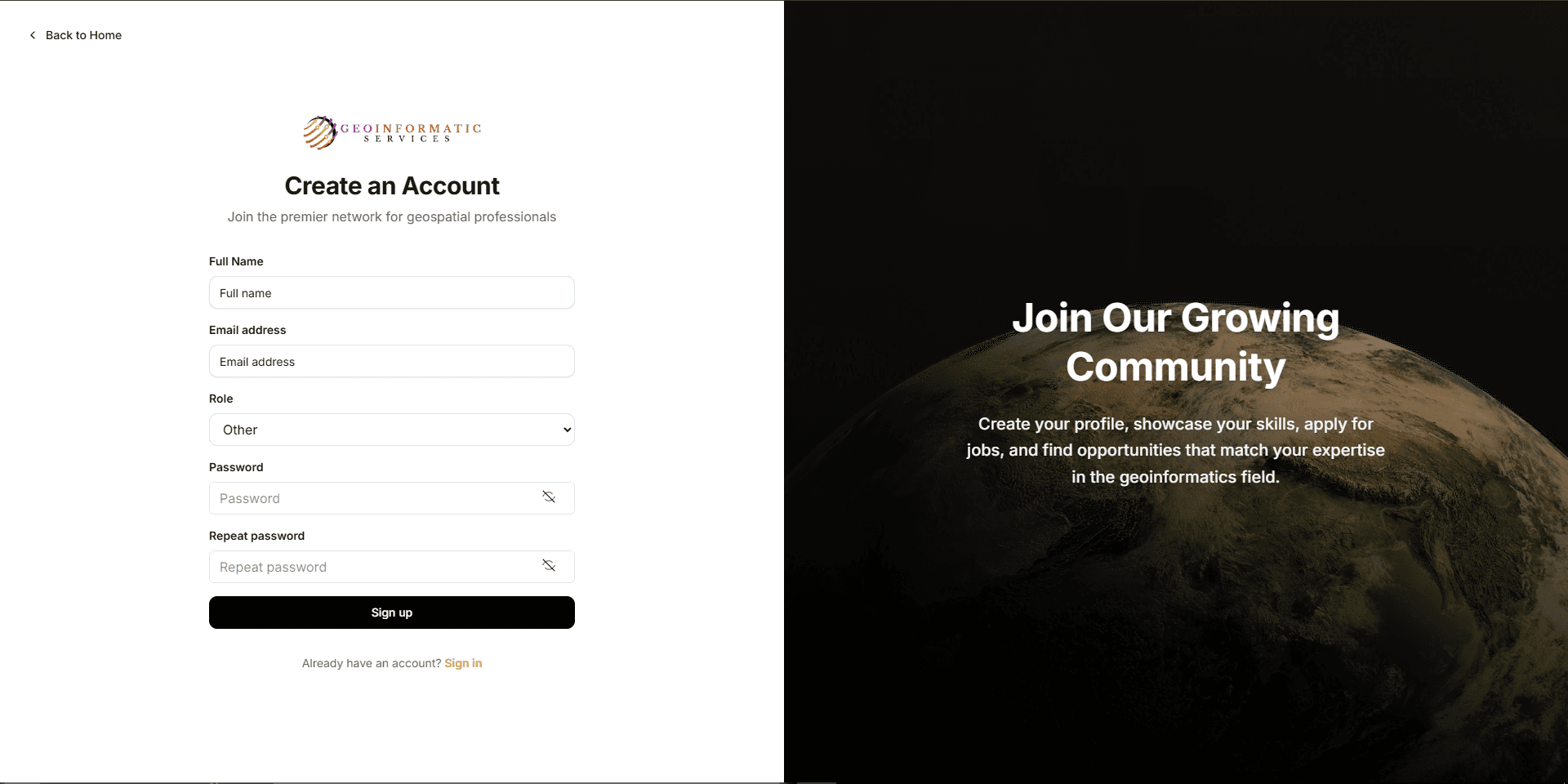 GeoInformatics Services - View 2