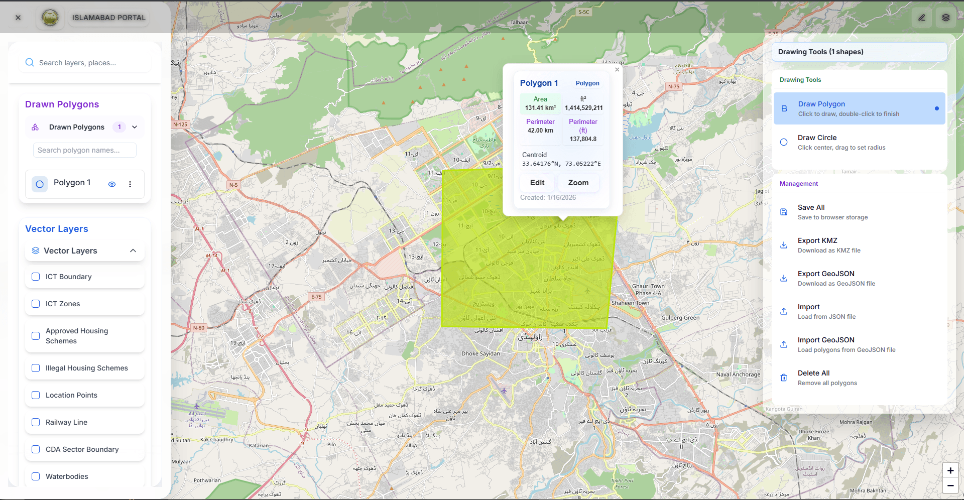 Islamabad Details Portal - View 3